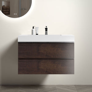 Alice Bathroom Vanity Wall Mounted With Sink