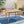 Outdoor Table With Smooth Lines, Slat Top