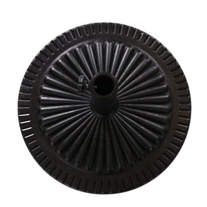 Resin Umbrella Base - Black Rock