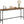 Tribesigns - Extra Long Console Table - Brown / Black