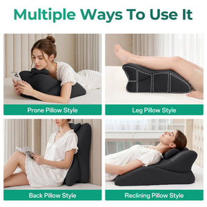 27° Ergonomic Memory Foam Support Pillow for Couples