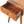 Avora Chestnut Nightstand with 1-Drawer, Nordic Legs