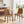 Brown PU Leather Dining Chair with Metal Legs - Set of 4