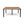 Lankershim Modern Industrial Dining Table With Acacia Wood Slat Design - Teak