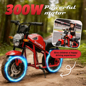 24V300W Kids Ride On XL Electric Toy Muscle Motorcycle
