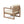 Set of 2 Outdoor Acacia Wood Patio Club Chair