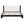 King Size Bed Frame Black and White