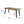 Acacia Wood Dining Table with Slat Design