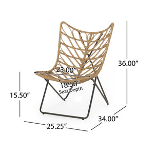 Bryson Light Brown Outdoor Chair Set