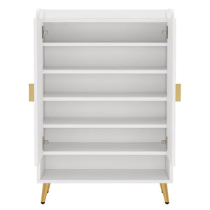 Shoe Cabinet With Doors, 7 Tier Storage Organizer