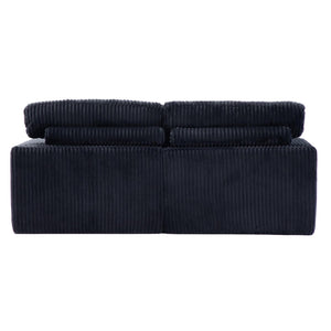 Double Chaise Lounge Chair, Oversized Upholstered Sleeper Cloud Couch