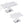Rectangle Dining Table, Stretchable, X Shape Legs - White