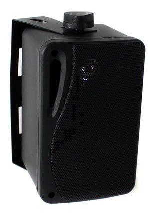 Pyle PLMR24B 3.5" 200 Watt 3-Way Weather Proof Mini Box Speakers