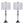 Ashland - Contemporary Table Lamp Round Clear Crystal Beads (Set of 2) - Polished Nickel