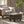 Upholstered Ottoman, Chocolate