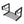 Wall Mounted Rectangular Bathroom Sink With Towel Bar & Overflow - White