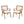 Patio Dining Chair with Cushion (Set of 2)