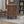 Modern Coffee Wood Frame Armchair with Microsuede Upholstery