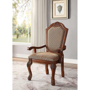 Cherry Arm Chair Set with Padded Seat - Chateau De Ville