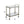 Aditya Mirrored & Antique Brass Finish Serving Cart