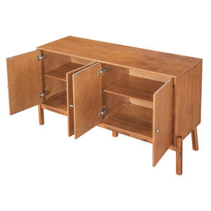 Vintage Sideboard Buffet Cabinet, 56.8" W x 18" D x 34.2" H