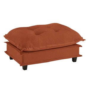 73 Chenille Ottoman
