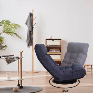 Adjustable Japanese Reclining Floor Chair Sofa With Metal Frame For Living Room