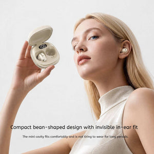 KP-226 Best-selling Bluetooth Earbuds Fabric-wrapped Mini In-ear Design With Digital Battery Display Low Latency And Ultra-long Battery Life In Stock
