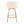 Toriano - Contemporary, Fixed Height Counter Stool With Swivel With Round Footrest (Set of 2)