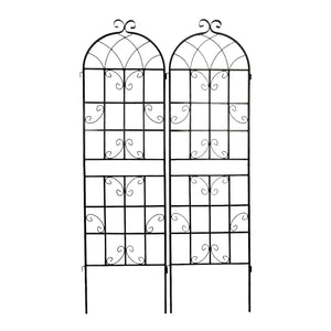 Metal Garden Rustproof Trellis For Climbing Plants Outdoor Flower Support