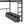 Full Size Gaming Loft Bed With LED Desk, Open Wardrobe, 3 Linen Storage Drawers - Black