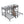 Metal Bunk Bed With Storage Shelves Staircase