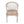 Outdoor Dining Chairs Set of 2 with Acacia Wood and Cream Washable Cushions