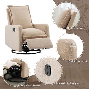 Swivel Rocker Glider Recliner Chair