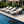 Black Iron Outdoor Chaise Lounge with Cream Cushion