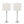 Diamond - Torch Contemporary Crystal Table Lamp (Set of 2) - Clear / Off White / Polished Nickel