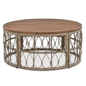 Bohemia-Inspired 4-Person Outdoor Seating Group With Removable Cushions