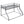 Metal Floor Bunk Bed With Sloped Ladder, Space Saving Design