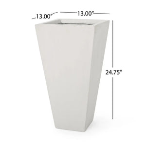 Outdoor Modern Cast Stone Planter