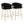 Claire - Contemporary & Glam Counter Stool (Set of 2)