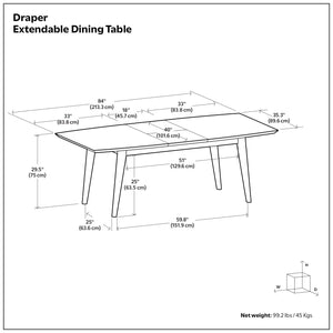 Draper - Rectangular Dining Table