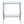 Porch & Den - Square Top End Table Elegance Glass - Chrome