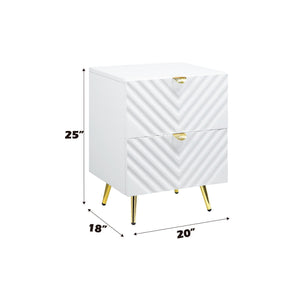Gaines - High Gloss Nightstand