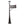 Stratford - Heavy Duty Cast Aluminum Mailbox With Post And Solar Light, Fluted Base, Decorative Modern Mailbox - Brown
