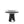 Modern Sintered Stone Dining Table With Round Turntable And Metal Pedestal - White