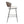 Outdoor Bar Height Metal Frame Counter Stools with Scallop-Shaped Backrest & Water-Resistant Cushions