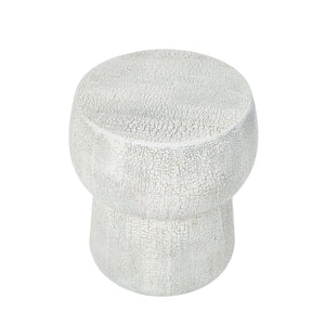U_Style Outdoor Patio Accent Table With Crack Process