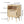 Nightstand Side Table with Door and Open Shelf for Bedroom - Oak