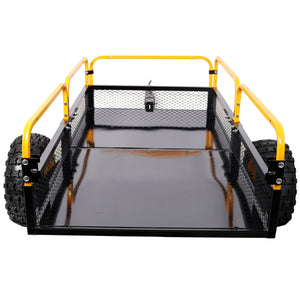 Heavy-Duty Tow-Behind Dump Cart