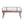 Outdoor Bench With Powder Coated Iron Frame - Teak